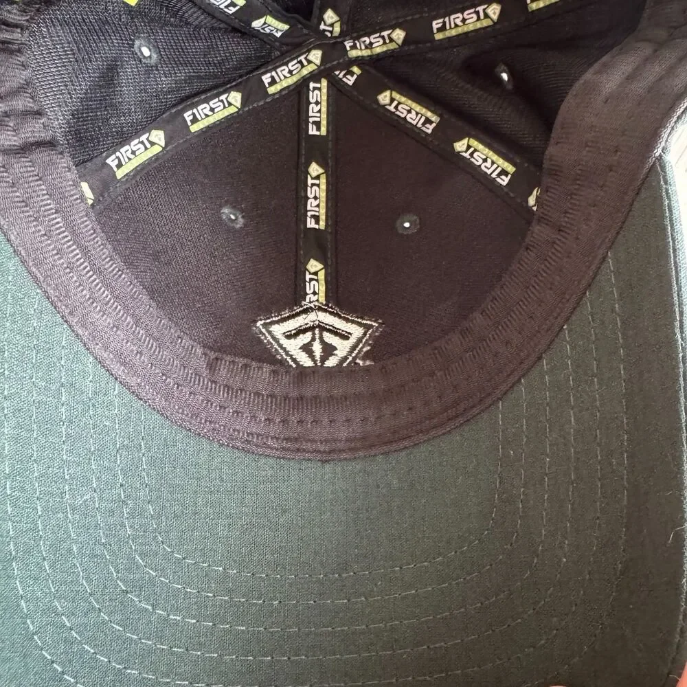 First Tactical Hat Adult Adjustable Strapback Green Logo Baseball Cap Outdoor